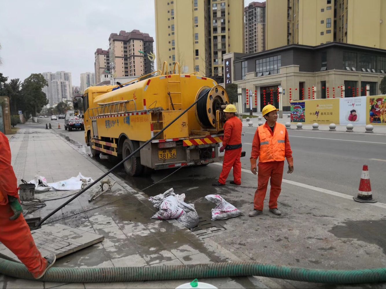 塘厦镇排污管道清淤-管道清洗
